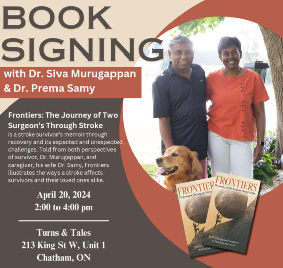 🚨NEW BOOK SIGNING ALERT🚨  
Dr. Murugappan and Dr. Samy will be back at Turns and Tales for another MEET & GREET! Details below. See you there!! 